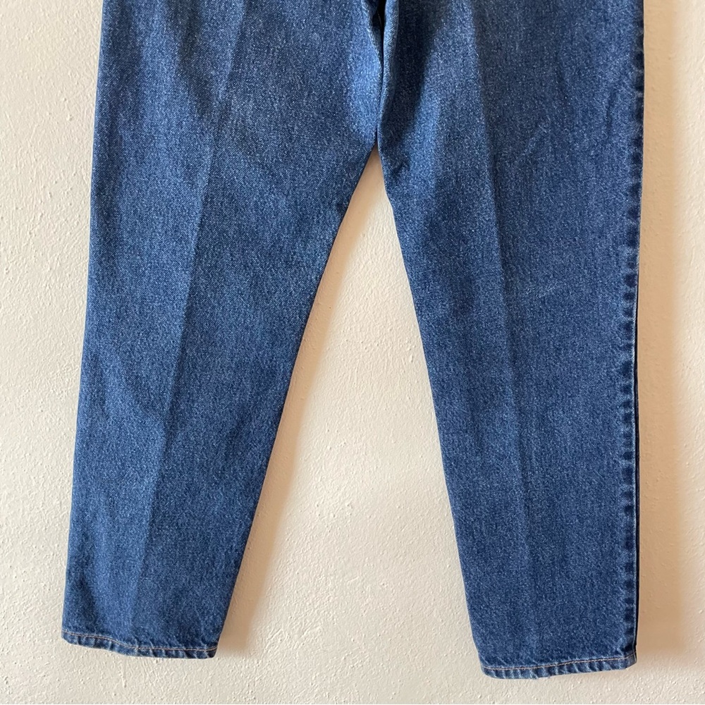 Vintage Oscar de la Renta mom jeans size 28 high waisted medium wash 90s rigid - Picture 3 of 11